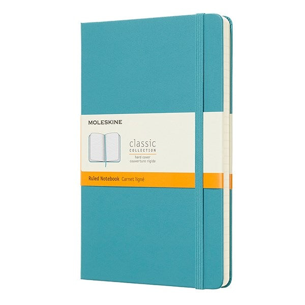 Notesz vonalas MOLESKINE QP060B35 "L" keményfedeles hamukék