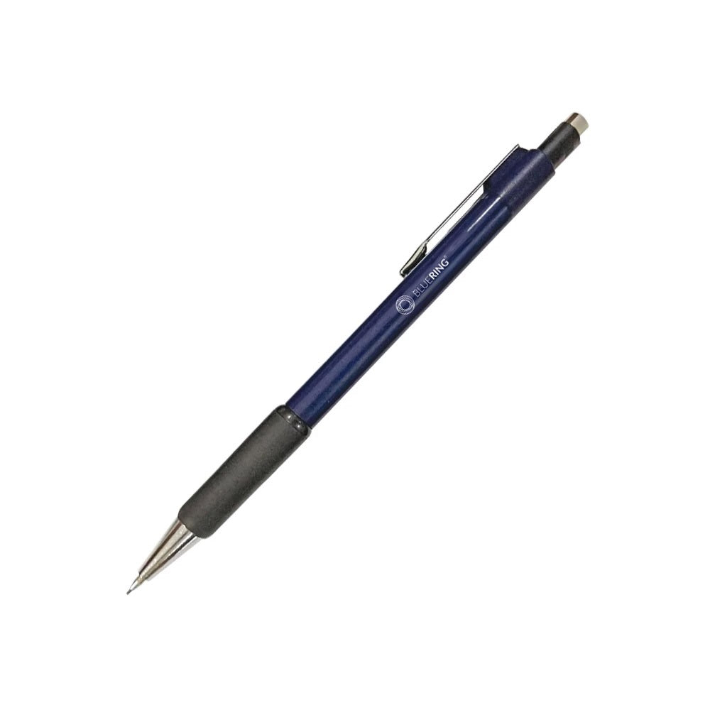 Nyomósirón ergonomikus 0,5mm, sötétkék műanyag test, fekete fogórésszel, Bluering® Zaphire kép