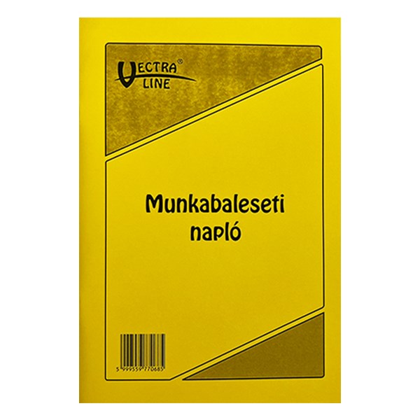 Nyomtatvány munkabaleseti napló VECTRALINE A/5 álló