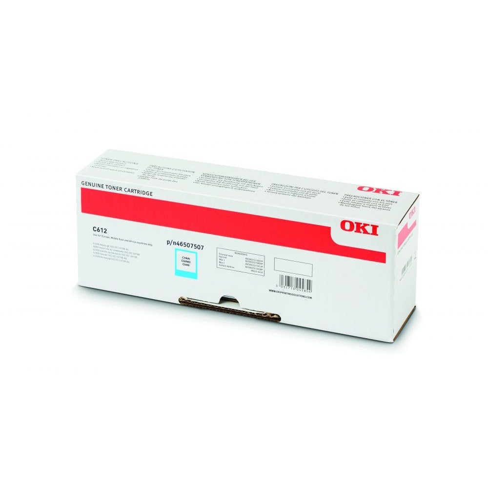 Oki C612 toner cyan ORIGINAL kép