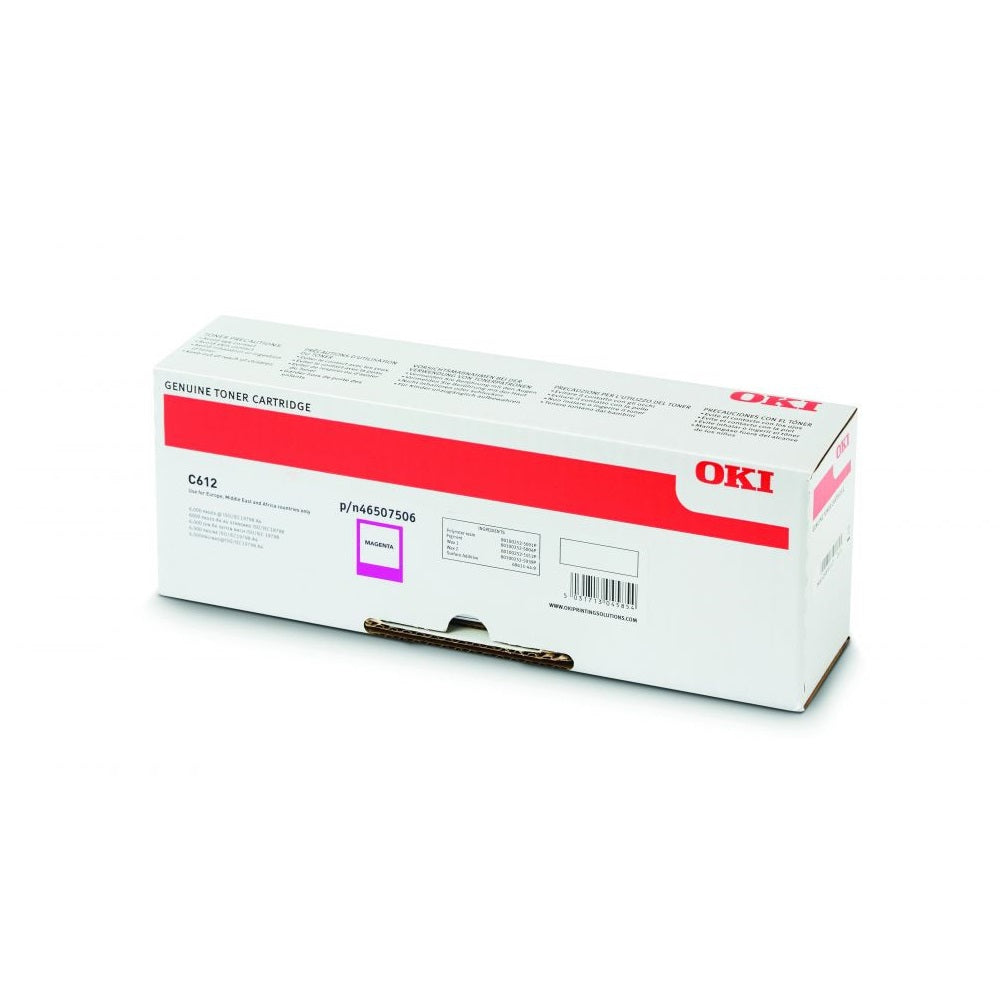 Oki C612 toner magenta ORIGINAL kép