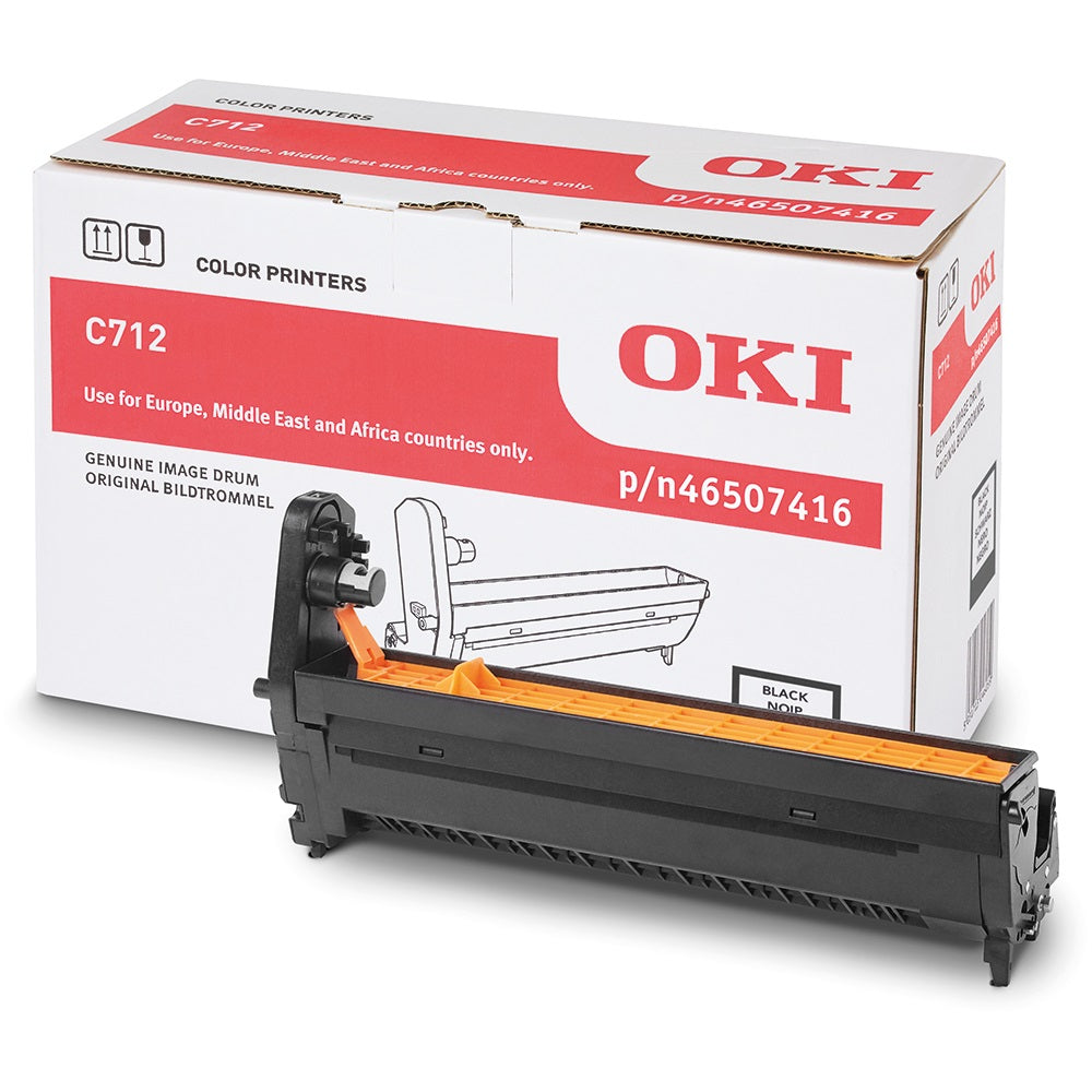 Oki C712 drum unit black ORIGINAL 30K kép