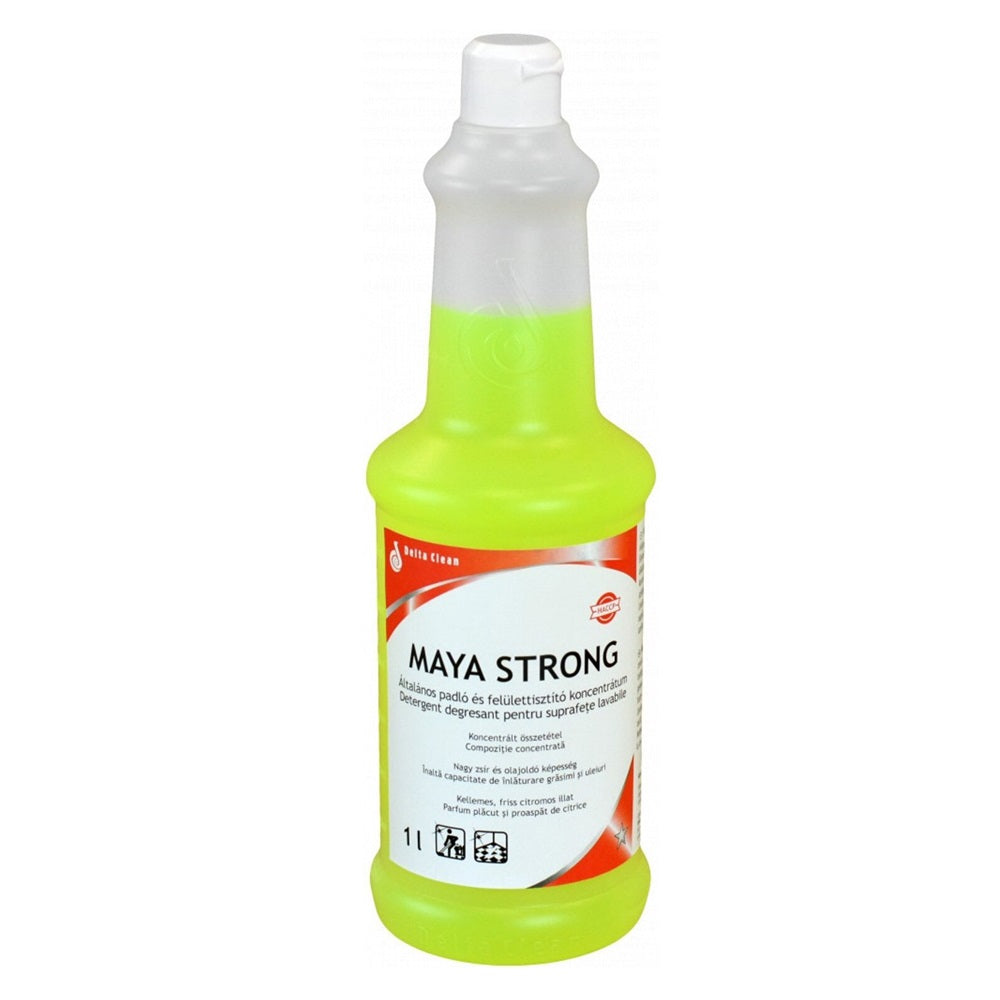 Padló- és felülettisztító koncentrátum erős zsíroldó hatással 1 liter Maya Strong kép