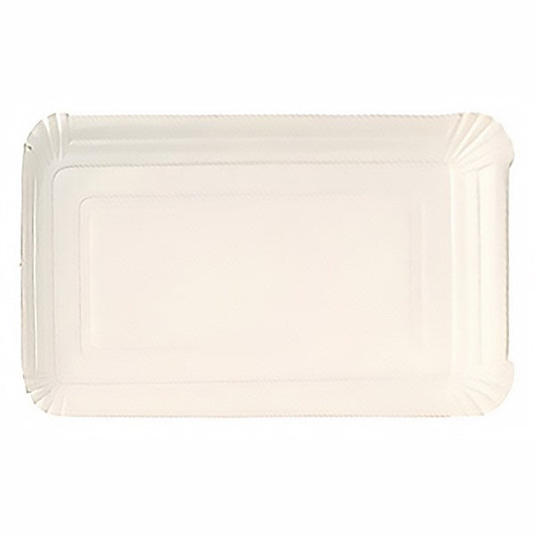 Papírtálca szögletes eldobható 130x205 250 darabos