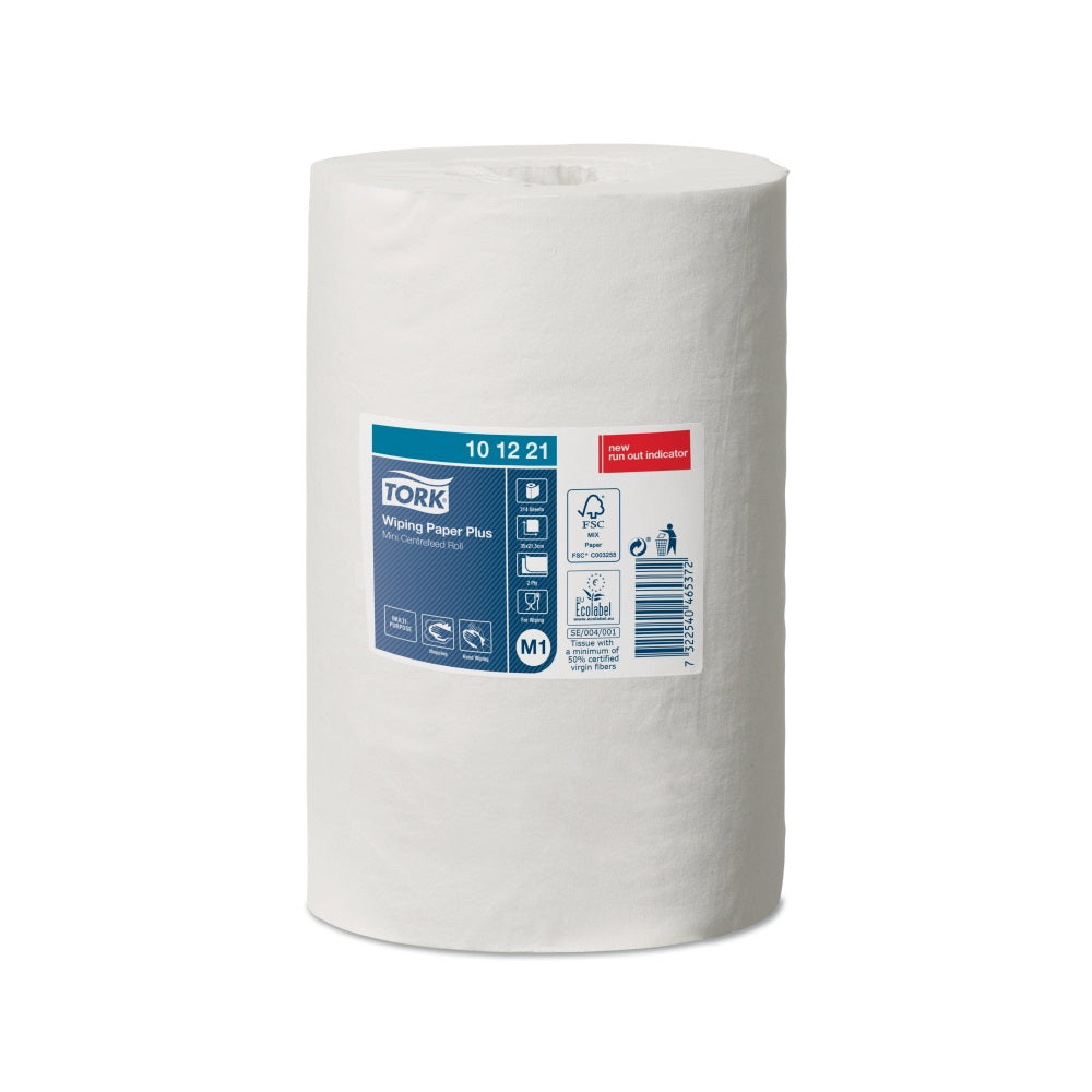 Kéztörlő 2 rétegű tekercses átmérő: 14 cm 74,9 m/tekercs Advanced Plus M1 Tork_101221 fehér kép
