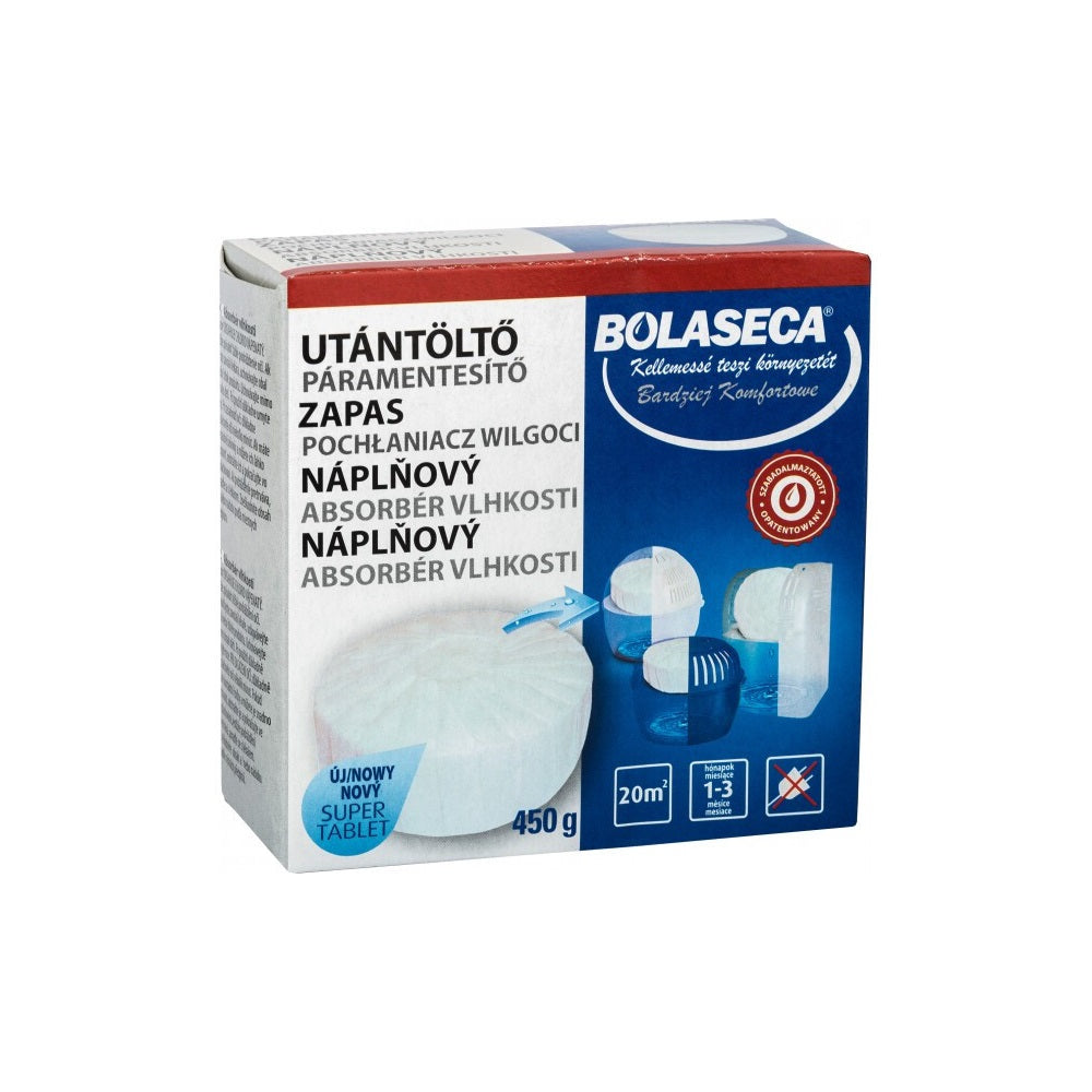 Páramentesítő készülék Bolaseca + 1 db utántöltő tabletta 450 g Top kép