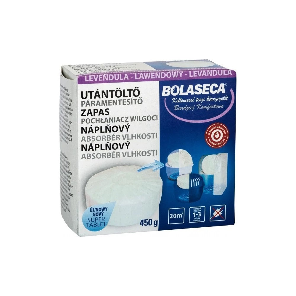 Páramentesítő utántöltő tabletta 450 g Bolaseca levendula kép