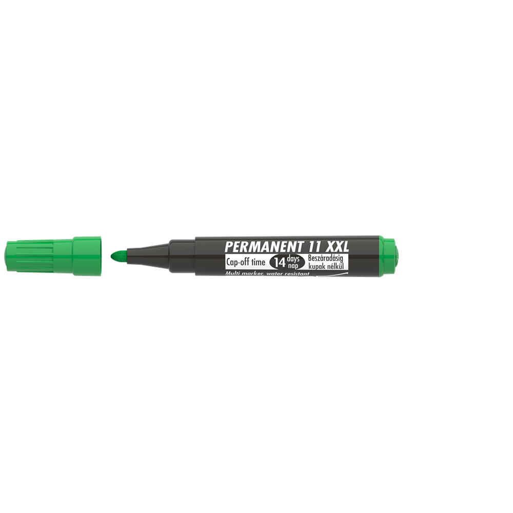 Alkoholos marker 3mm, kerek Ico 11XXL zöld kép