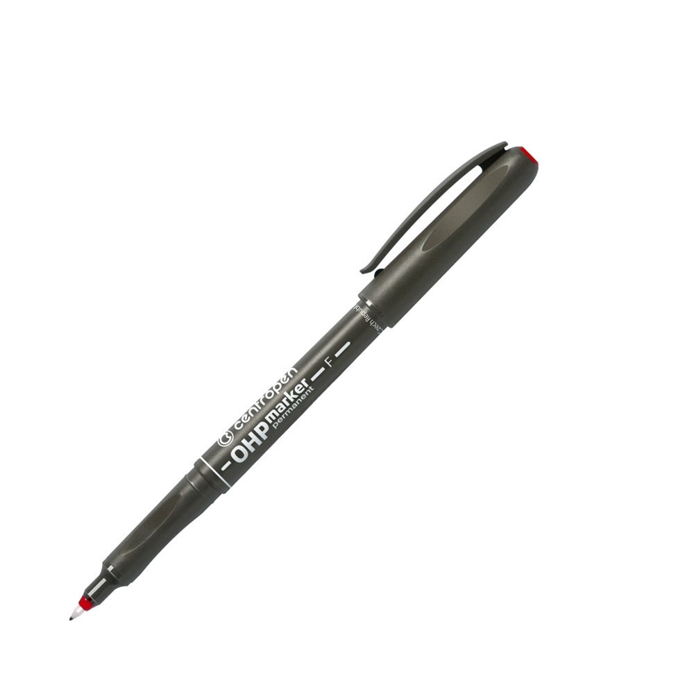 Alkoholos marker 0,6mm, F OHP Centropen 2636 piros kép