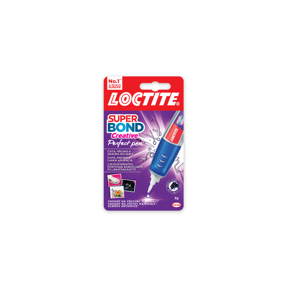 Pillanatragasztó 3g Loctite Super Bond Creative Perfect Pen kép