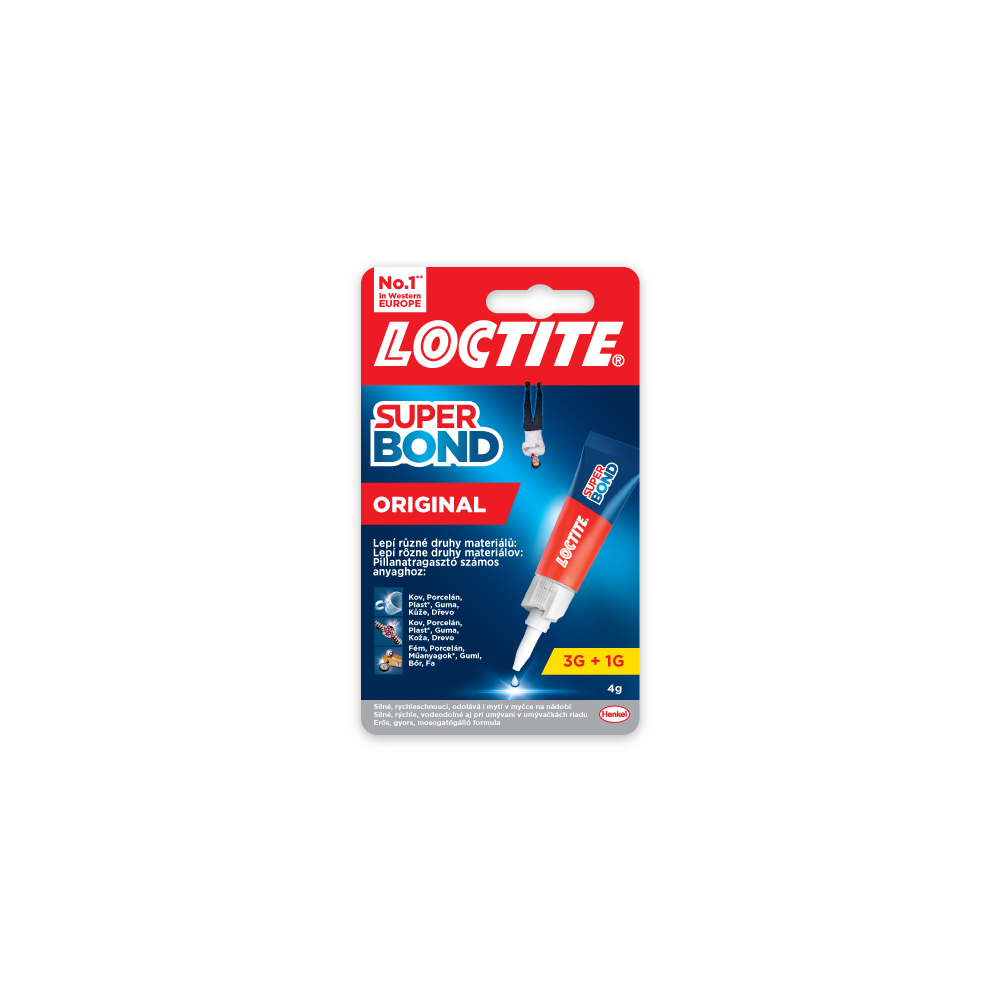 Pillanatragasztó 4g Loctite Super Bond Original kép