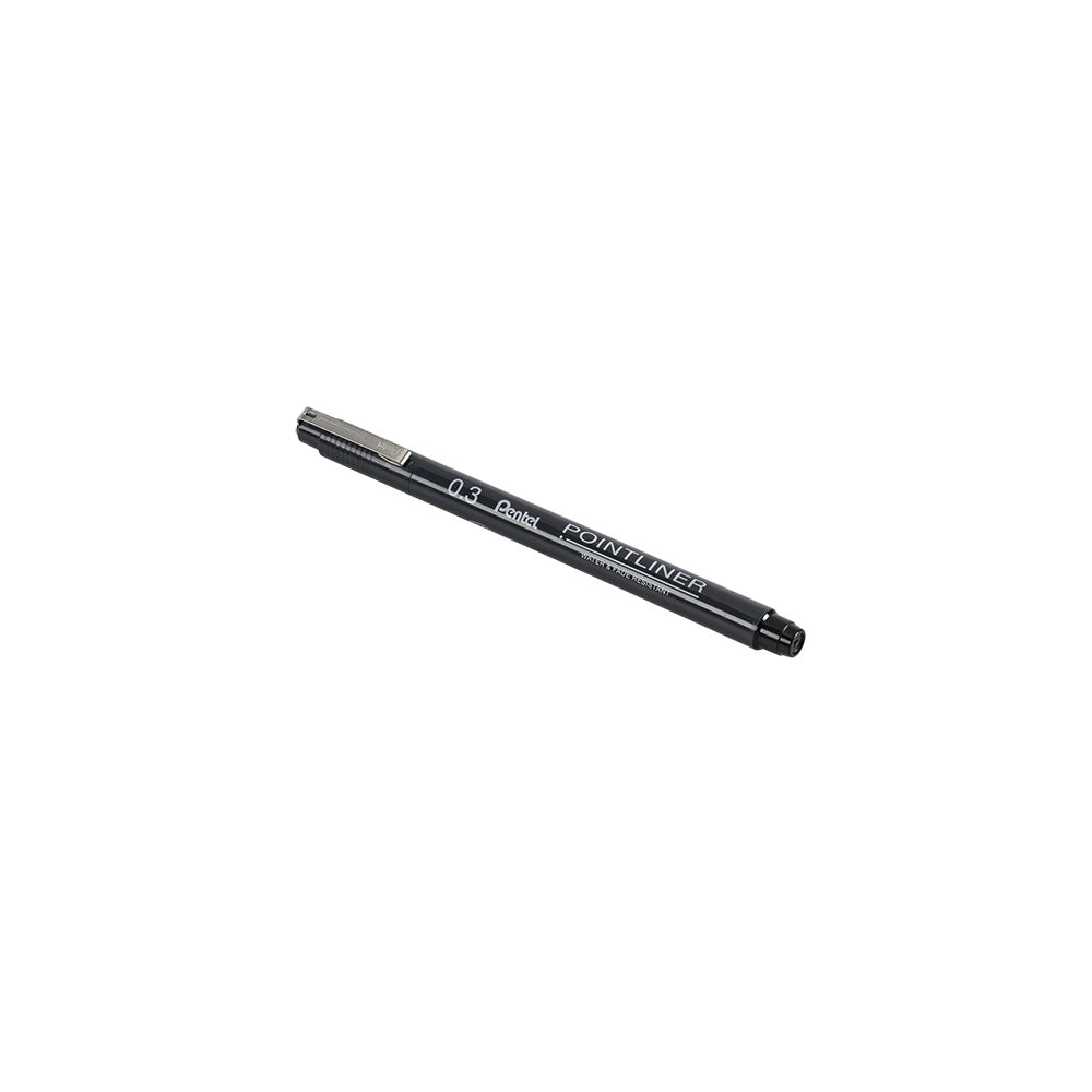 PointLiner tűfilc 0,3mm, S20P-3A Pentel fekete kép