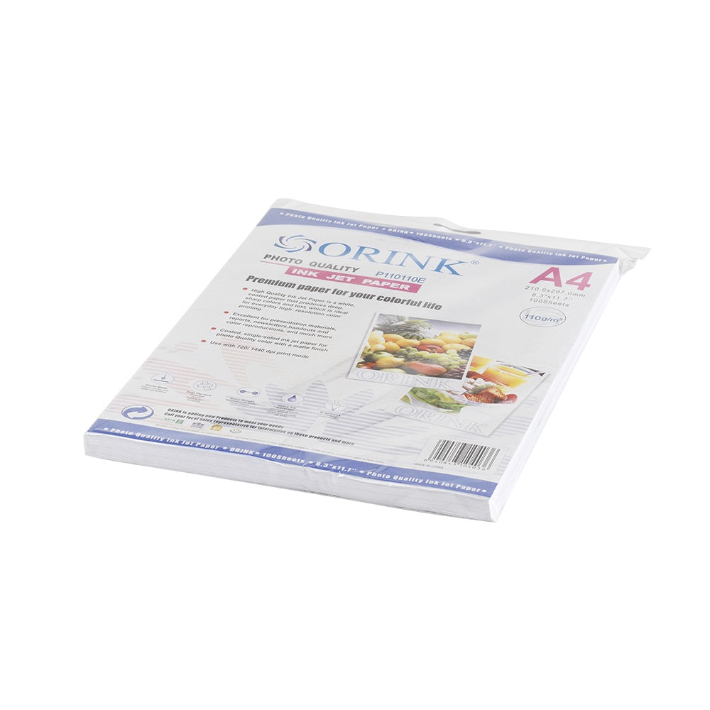 Fotópapír Pp A4, E 110g. 100lap, matt inkjet Orink kép
