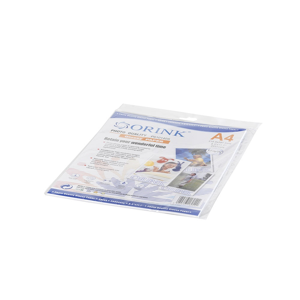 Fotópapír Pp A4, S 140g. 20lap fényes Orink (P610140S20) kép