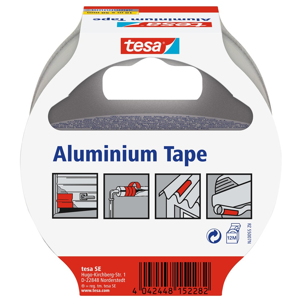 Ragasztószalag, 50mmx10m alumínium Tesa kép