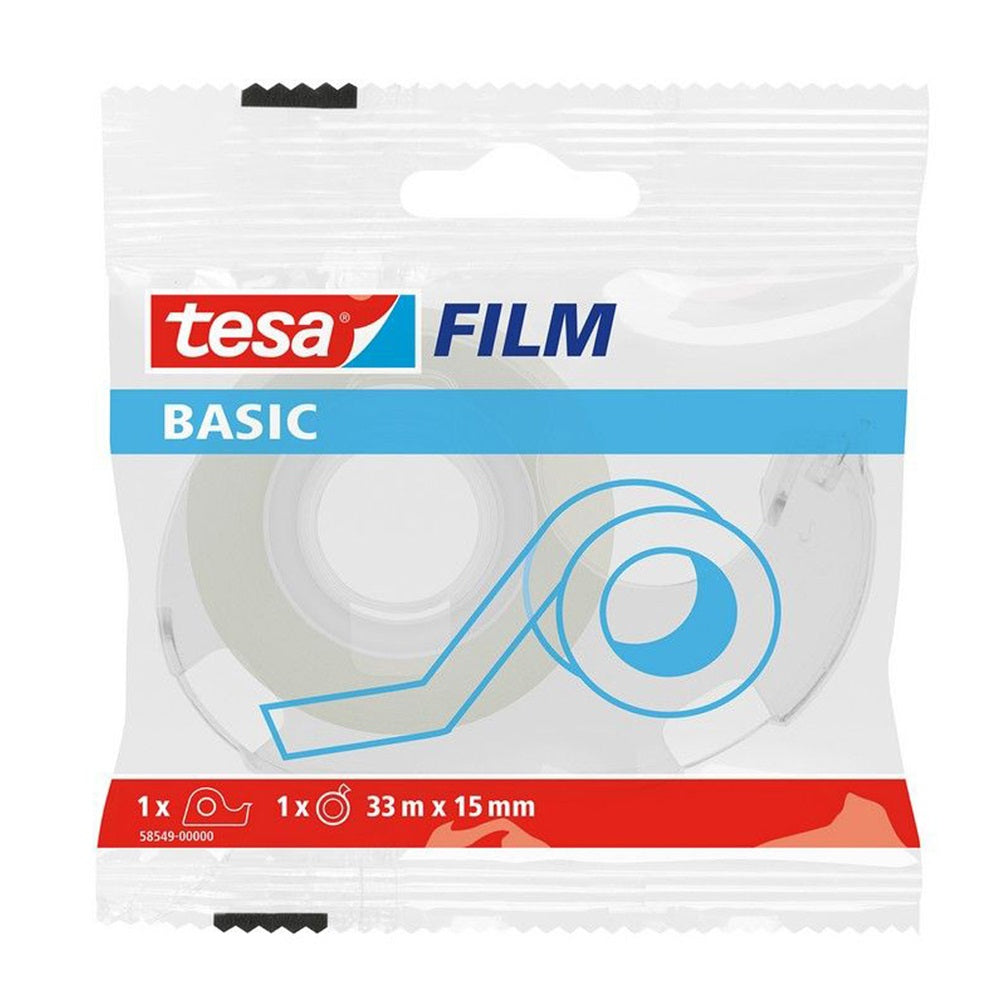 Ragasztószalag átlátszó + adagoló 15mmx33m Tesa kép