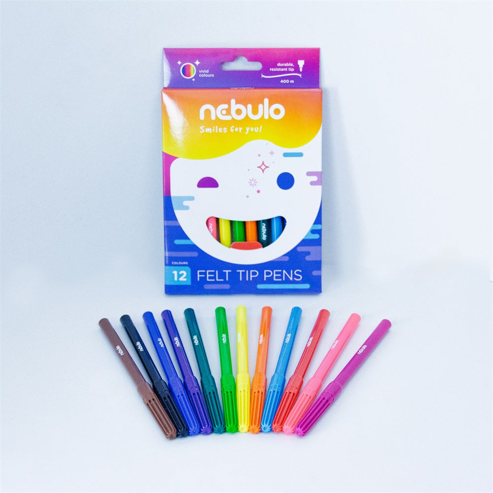 Rostírón filctoll vízbázisú Nebulo 12 klf. Szín kép