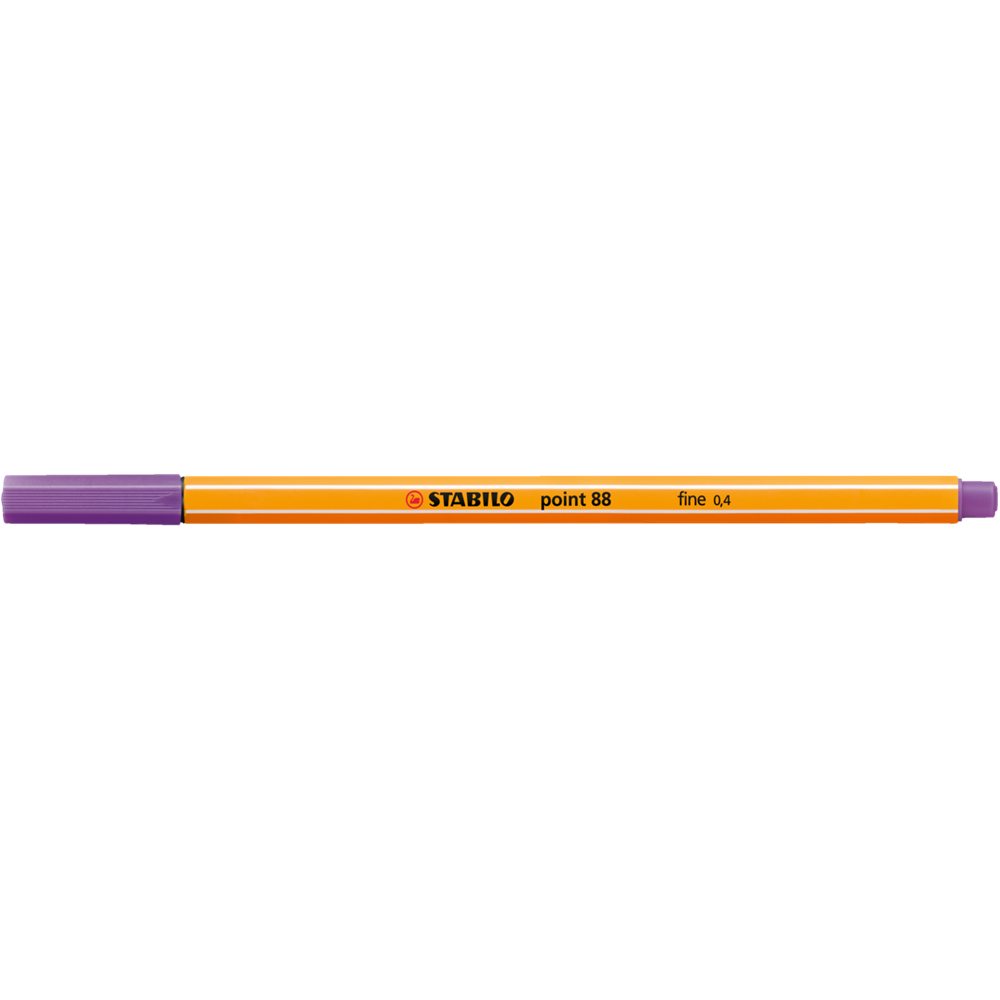 Rostirón, tűfilc 0,4mm, STABILO Point 88 sötétlila kép