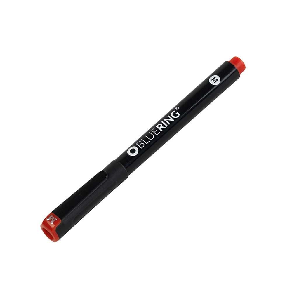 Rostirón, tűfilc alkoholos 1mm, OHP Bluering® M piros kép