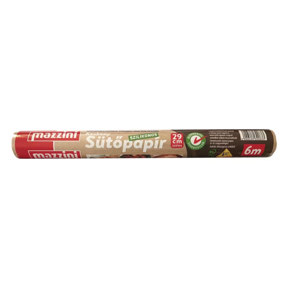 Sütőpapír szilikonos keskeny 29 cm x 6 m Mazzini kép