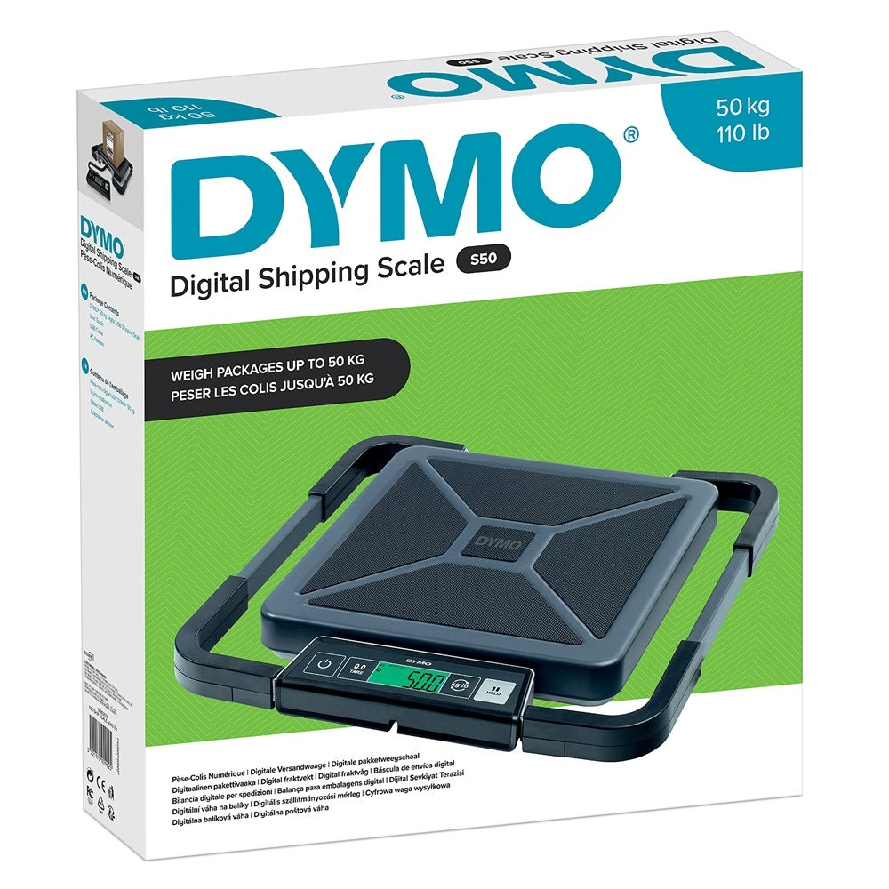 Szállítmányozási mérleg, USB, 50 kg terhelhetőség, DYMO "S50" kép