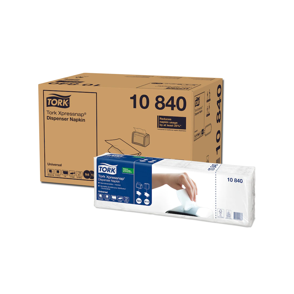Szalvéta adagolóba 1125 ív/csomag 8 csomag/karton fehér Xpressnap® Tork_10840 kép