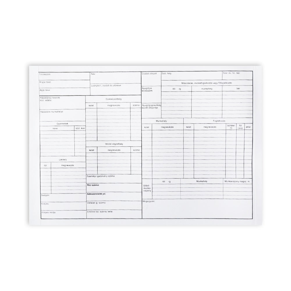 Személyi nyilvántartó tasak 320x220 mm B.VALL.11 kép