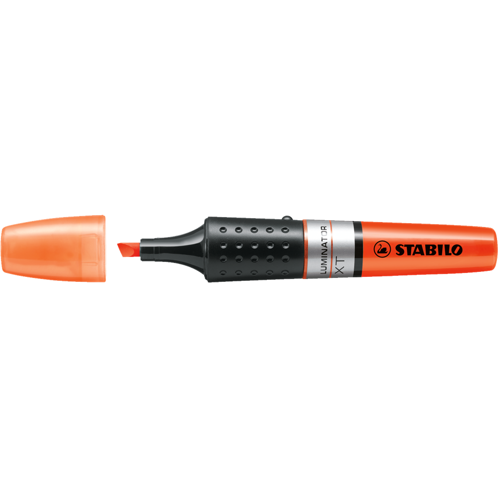 Szövegkiemelő 2-5mm, hengeres test Stabilo Luminator narancs kép