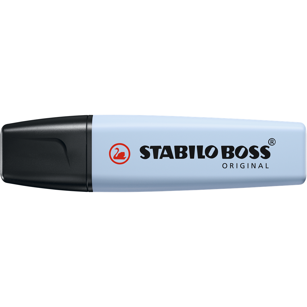 Szövegkiemelő 2-5mm, vágott hegyű, STABILO Boss original Pastel ködös kék kép