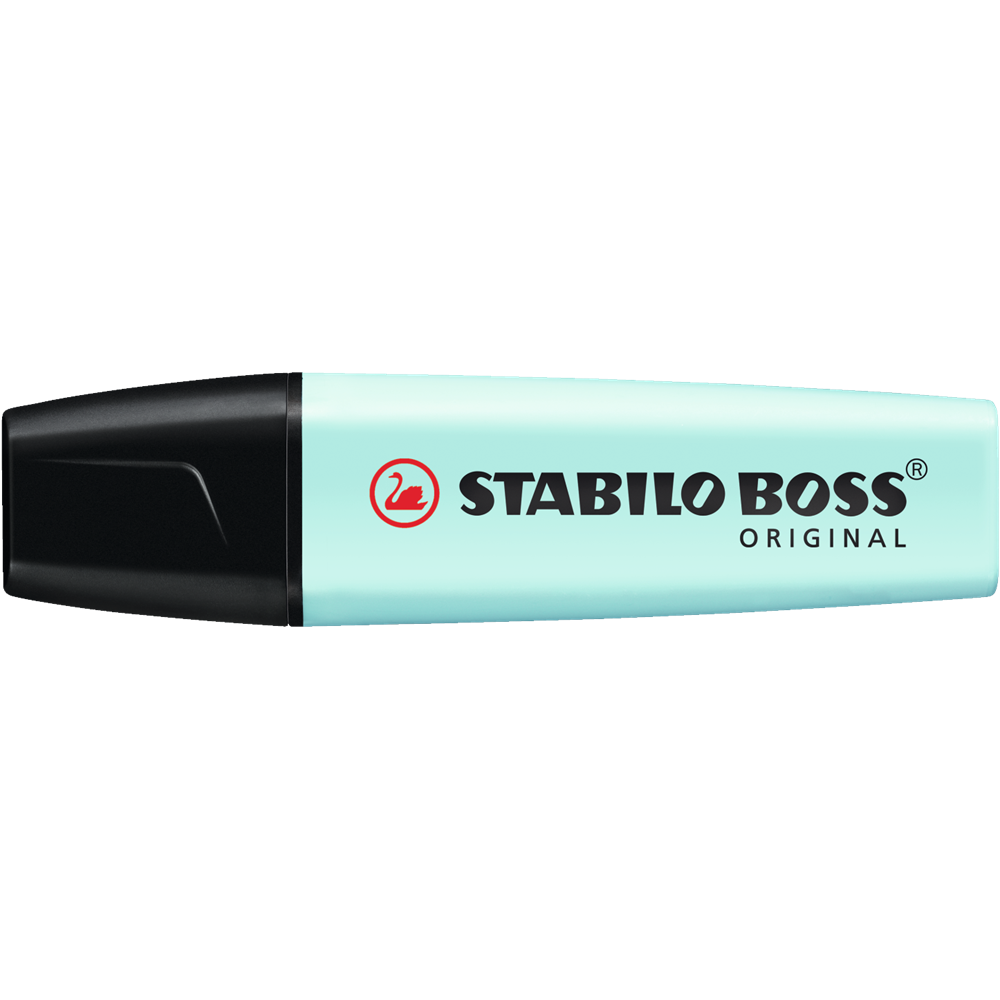 Szövegkiemelő 2-5mm, vágott hegyű, STABILO Boss original Pastel türkiz kép