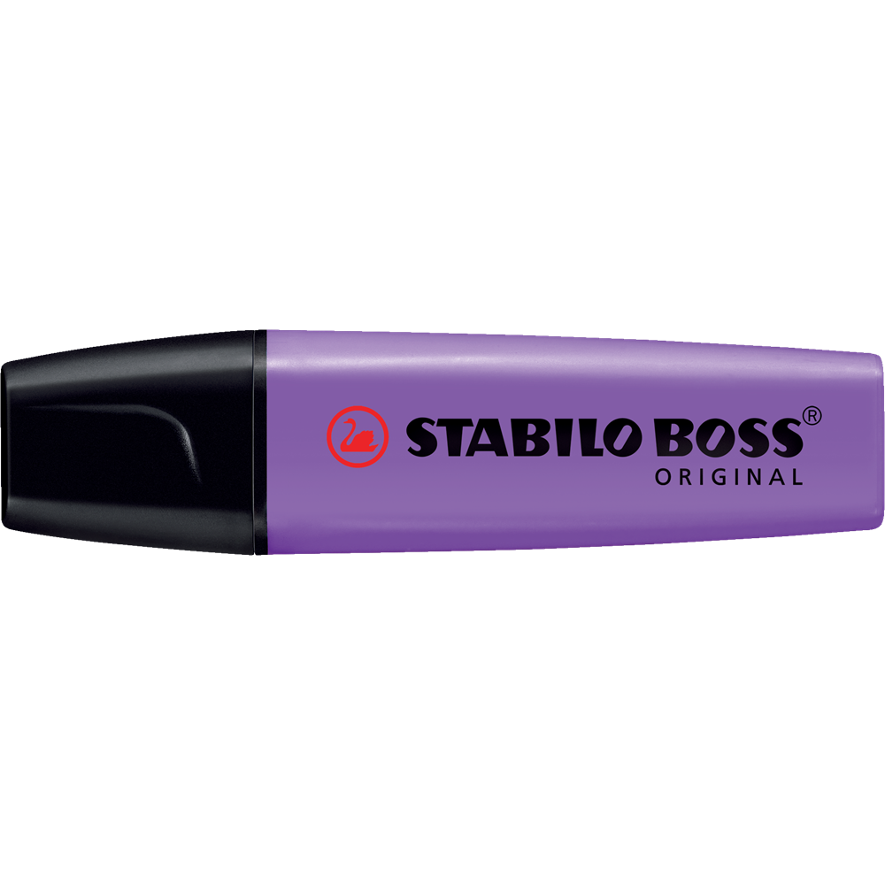 Szövegkiemelő 2-5mm, vágott hegyű, STABILO Boss original lila kép