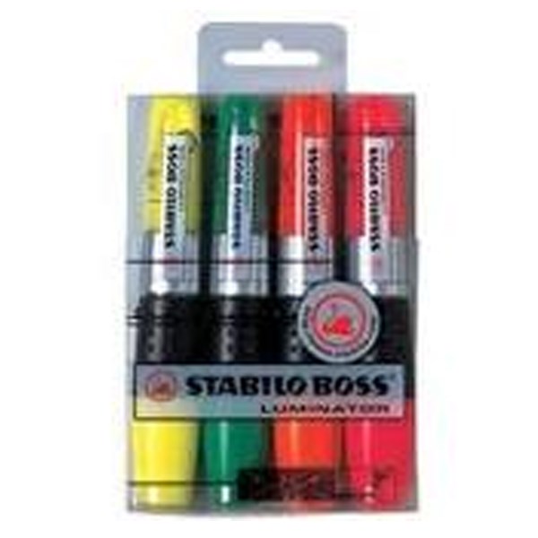 Szövegkiemelő STABILO Luminator 4 darabos