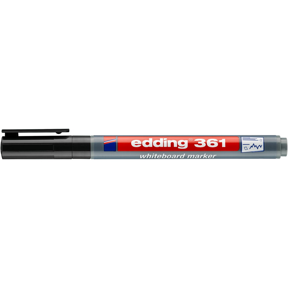 Táblamarker 1mm, kerek Edding 361 piros kép