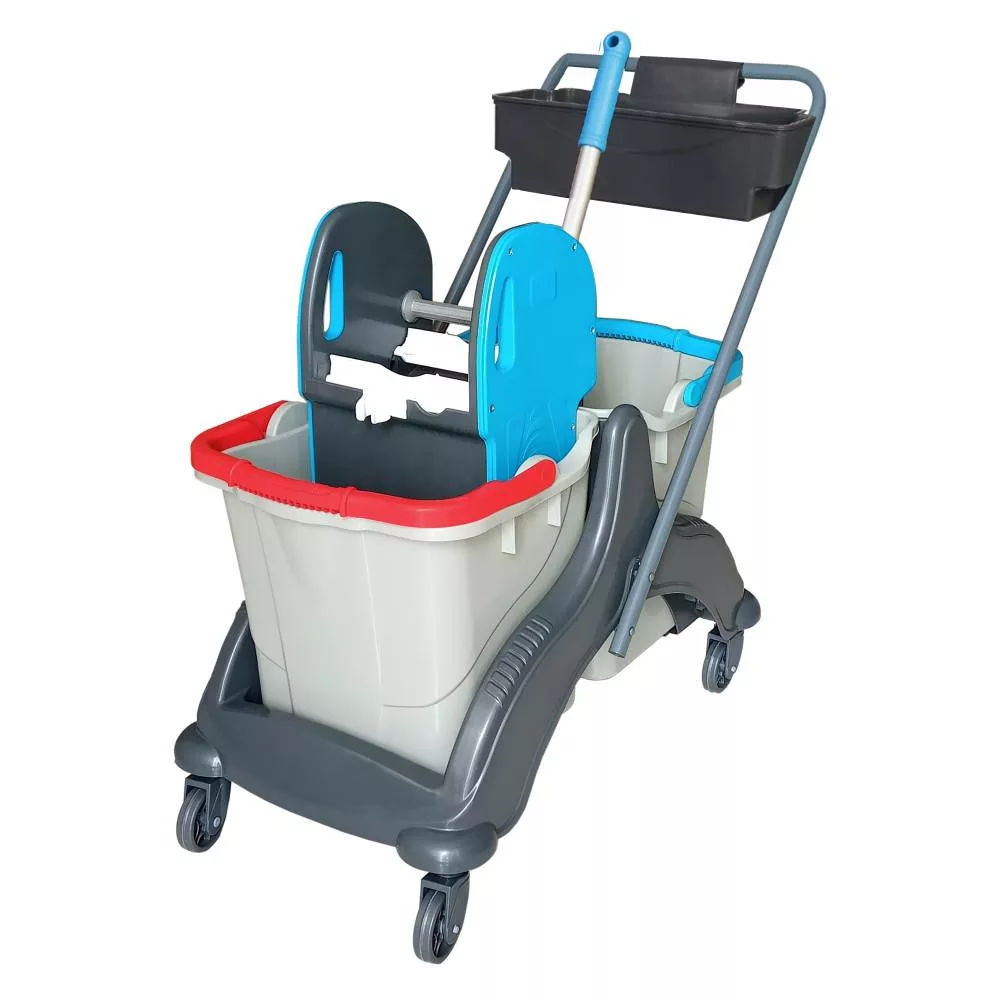Takarítókocsi műanyag vázas 2 x 25 liter CK748 ECO kép