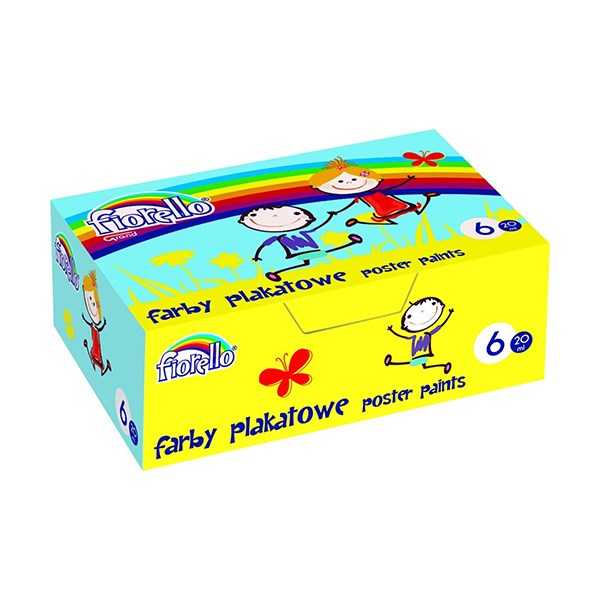 Tempera FIORELLO tégelyes 20ml 6 darabos