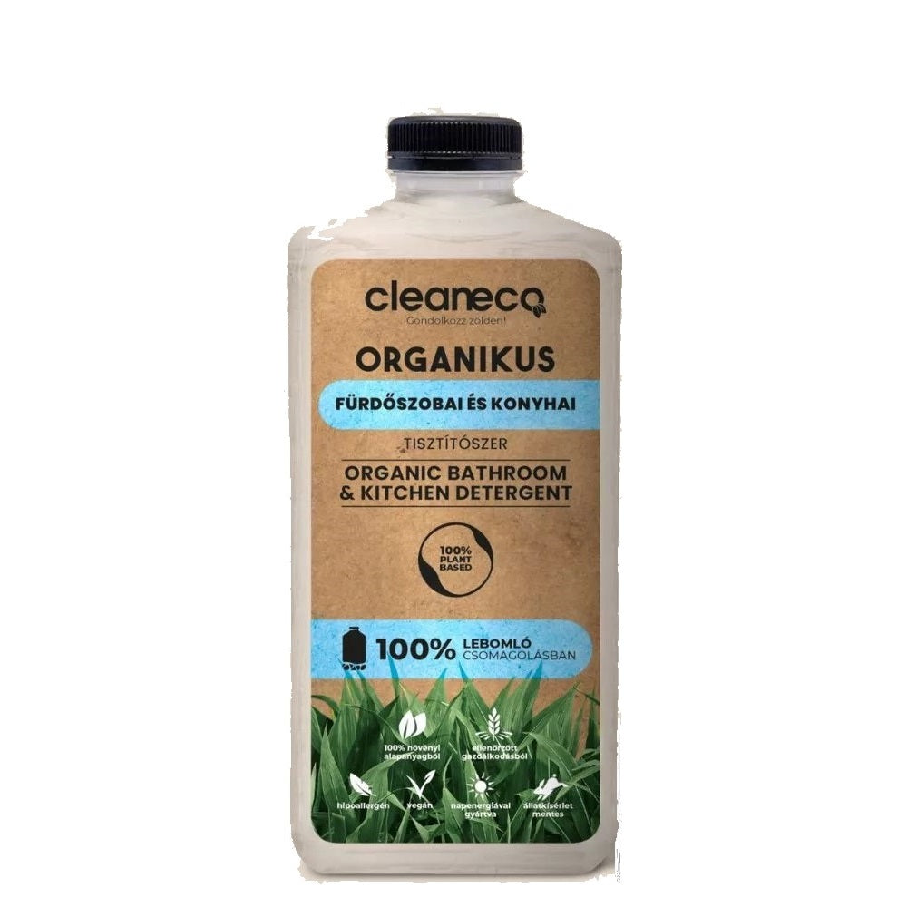 Tisztítószer fürdőszobai és konyhai organikus 1 liter Cleaneco kép