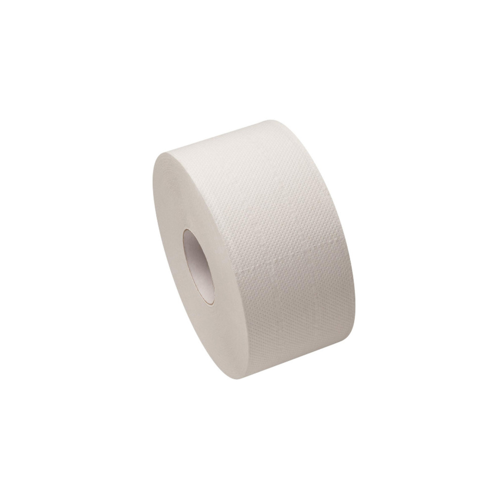 Toalettpapír 1 rétegű közületi átmérő: 28 cm 6 tekercs/karton_natur kép