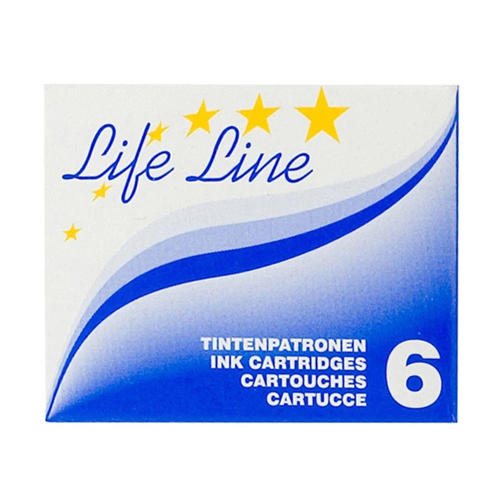 Töltőtoll tintapatron, VIVA 6 db/doboz, kék kép