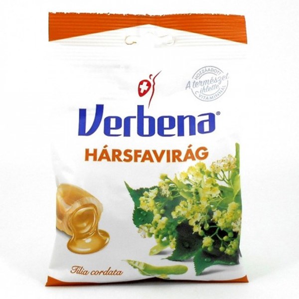 Töltött keménycukorka VERBENA hársfavirág 60 g