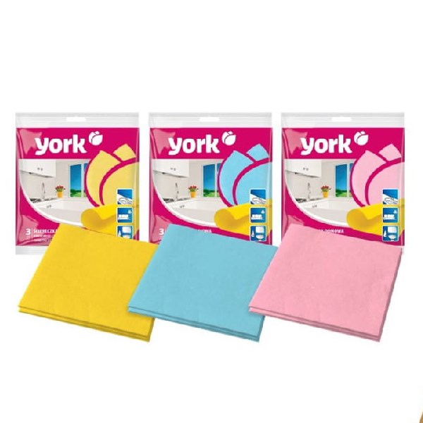Törlőkendő univerzális YORK 3 darabos