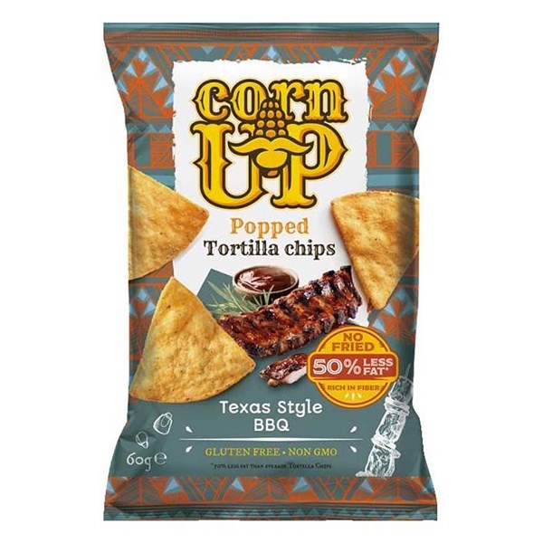 Tortilla chips CORN UP barbecue 60 g