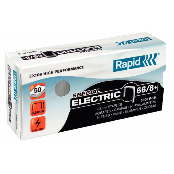 Tűzőkapocs RAPID 66/8 elektromos 5000 darabos
