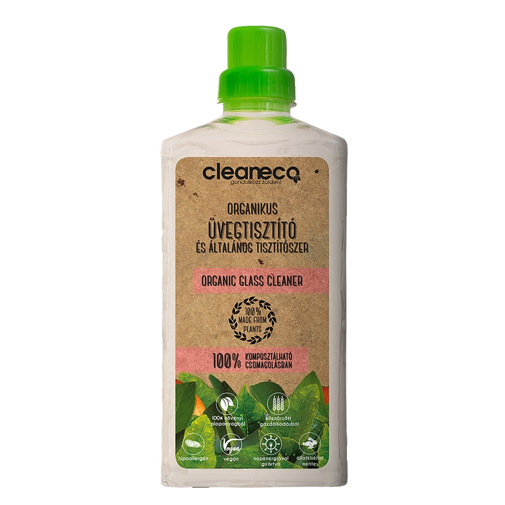 Üvegtisztító és általános tisztítószer 1 liter organikus Cleaneco kép
