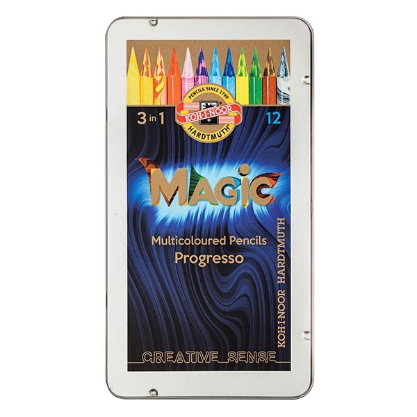 Varázsceruza KOH-I-NOOR 8772 Progresso hengeres 12 darabos