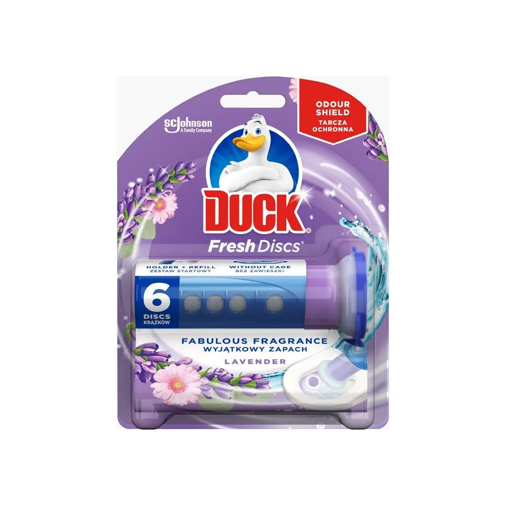 WC öbíltő korong zselés 36 ml Fresh Discs Duck® Levendula kép