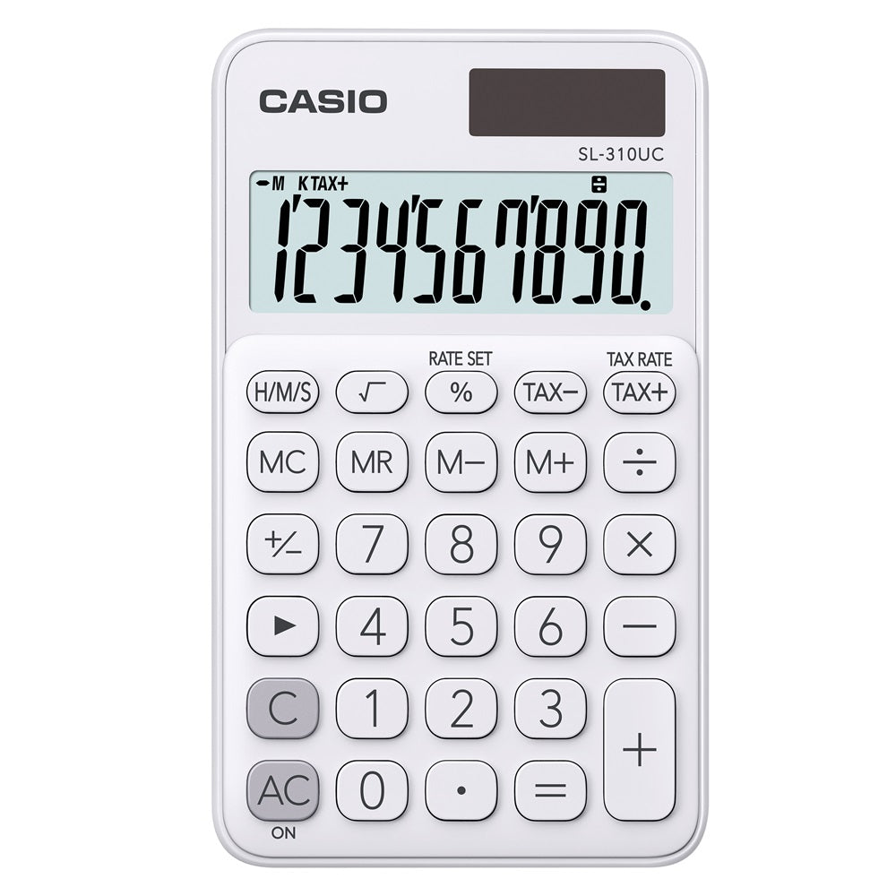 Zsebszámológép 10 digit Casio SL 310 fehér kép