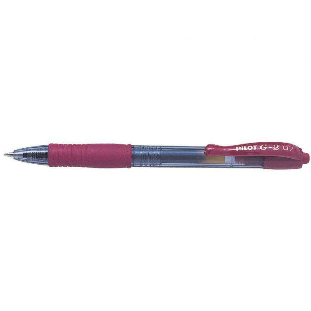 Zseléstoll 0,7mm, nyomógombos Pilot G-2, írásszín piros kép