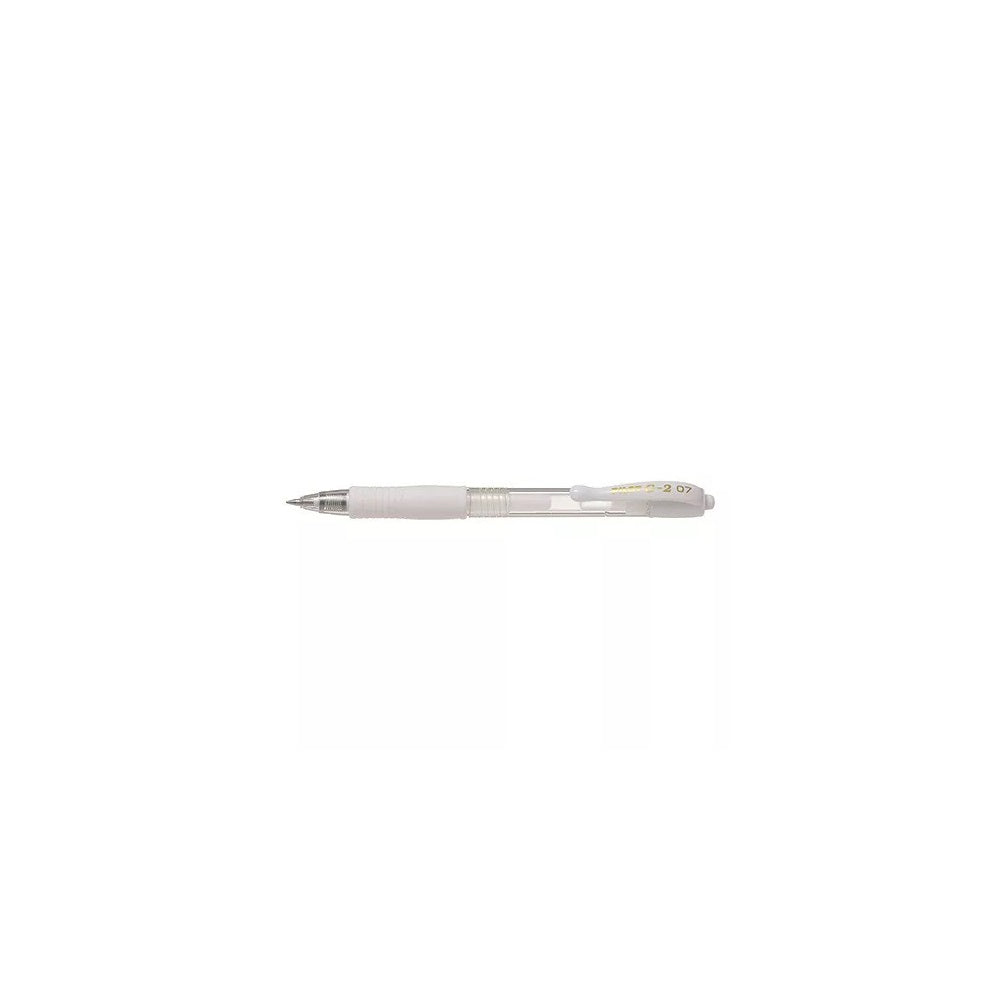 Zseléstoll 0,7mm, nyomógombos Pilot G-2, írásszín pasztell fehér kép