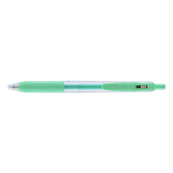 Zseléstoll ZEBRA Sarasa Clip Milk nyomógombos 0,5 mm pasztell zöld