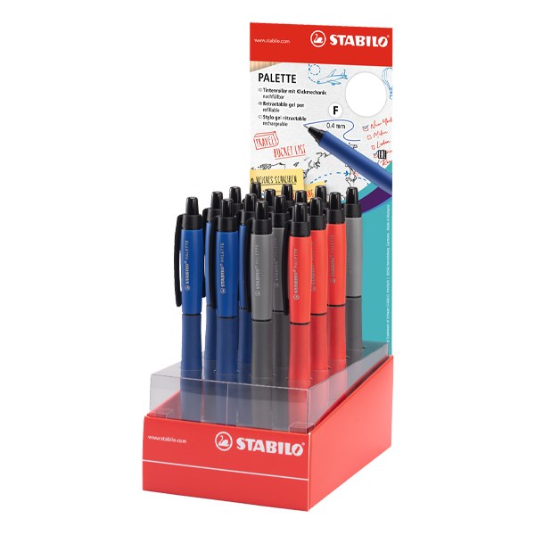 Zseléstoll STABILO Palette 0,4mm 16 darabos display